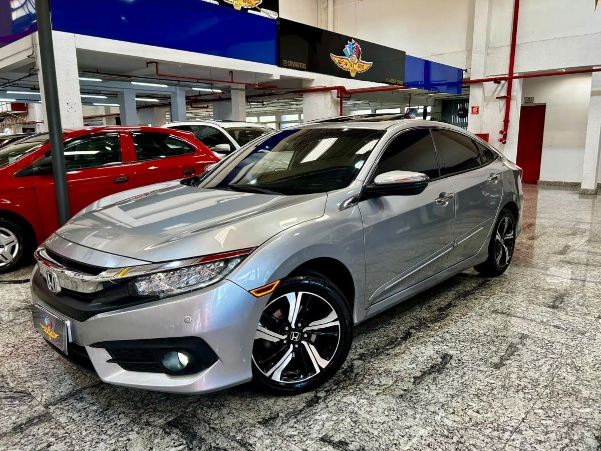 HONDA CIVIC - 2018 1.5  TURBO GASOLINA TOURING 4P CVT